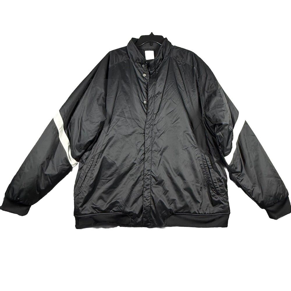 Men's Adidas Puffer Insulated Jacket Men Size 2XL Black Coat AZF001
